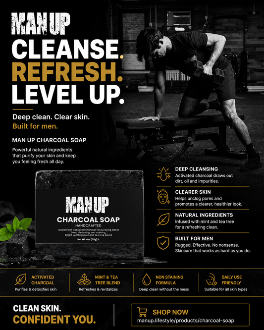 ManUP Charcoal Soap