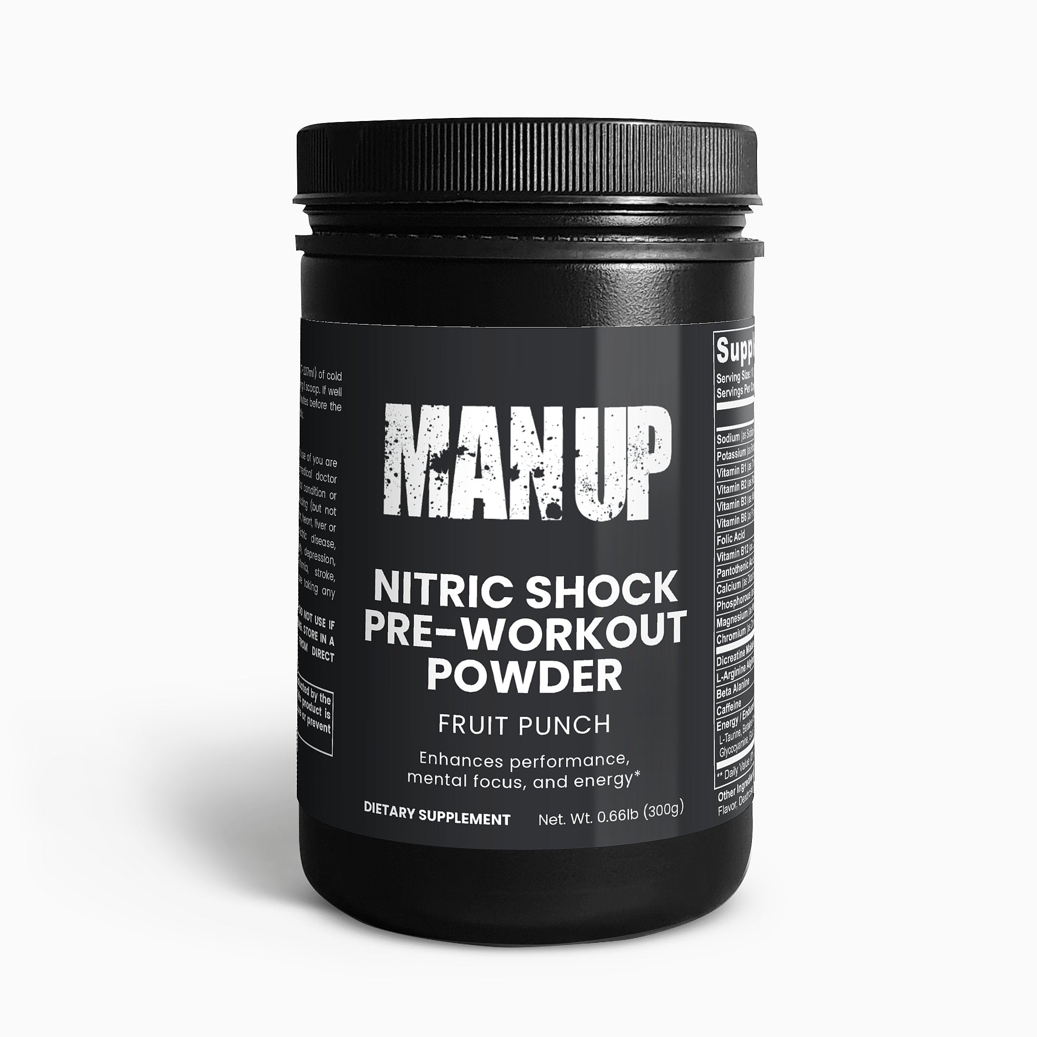 Nitric Shock Pre-Workout Powder (Fruit Punch)